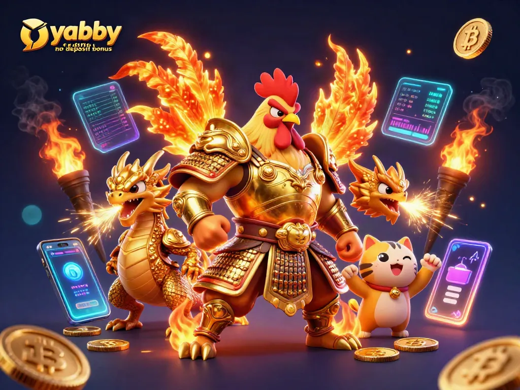 Play with the yabby casino no deposit bonus and enjoy 3D cartoon characters surrounded by crypto elements.