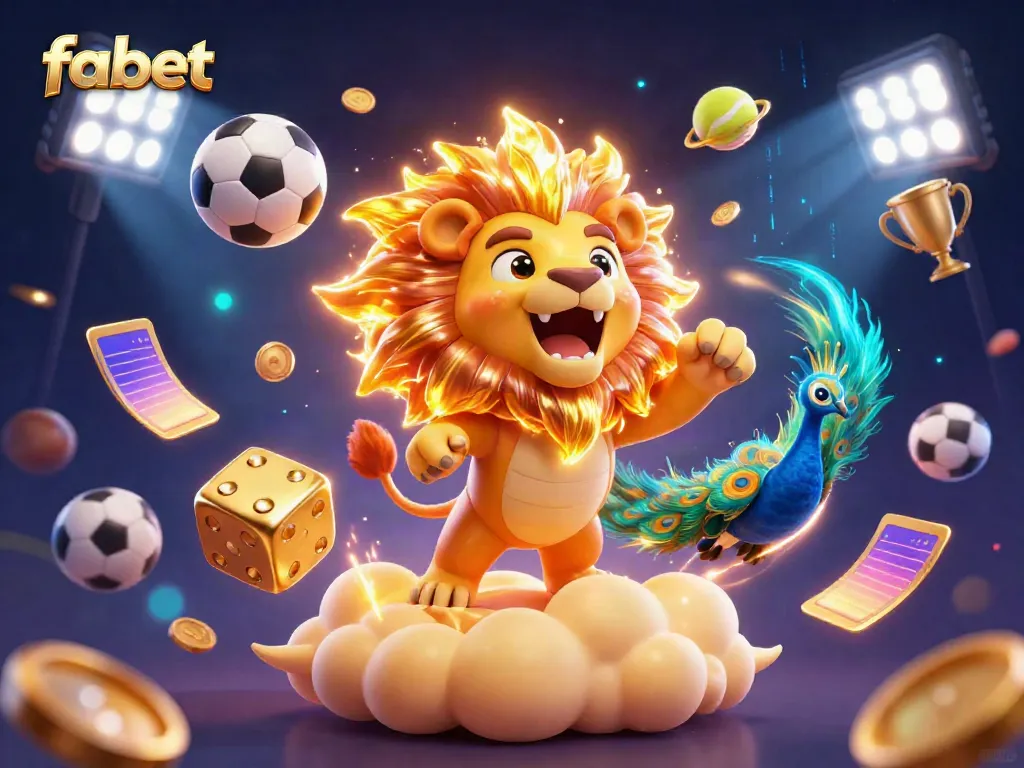 Experience the thrilling action of fabet gaming with dynamic elements and vibrant illustrations.