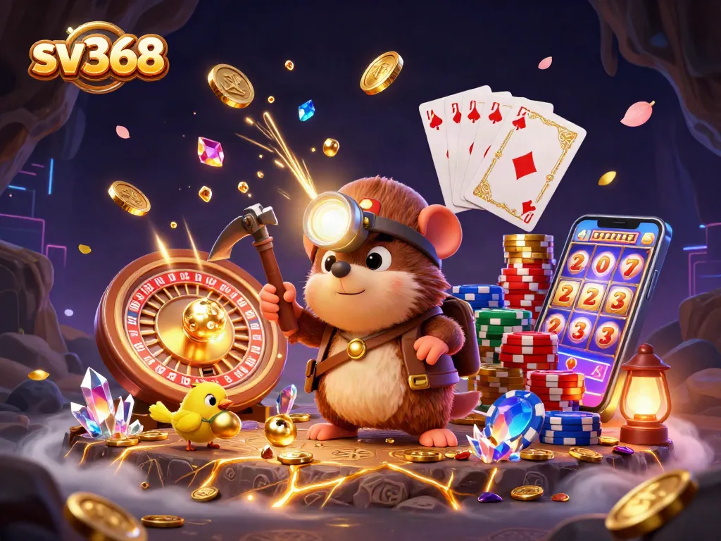 Engage with sv368's vibrant gambling world featuring thrilling characters and dynamic casino elements.