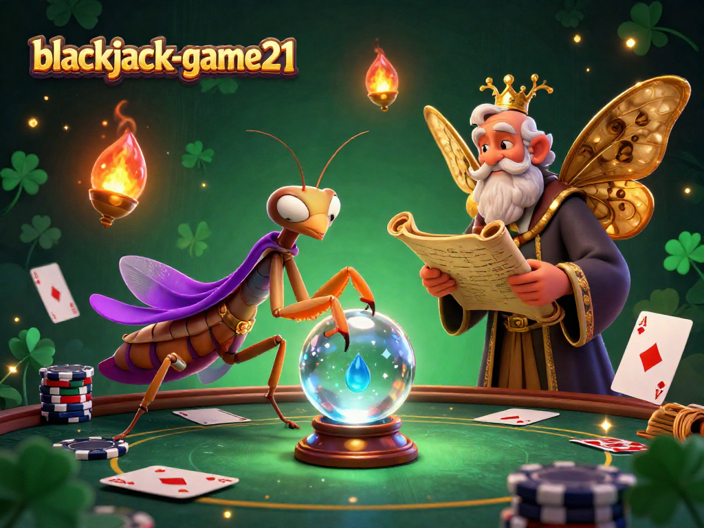 Experience the thrill of blackjack-game21 with vibrant characters and strategic play at your fingertips.