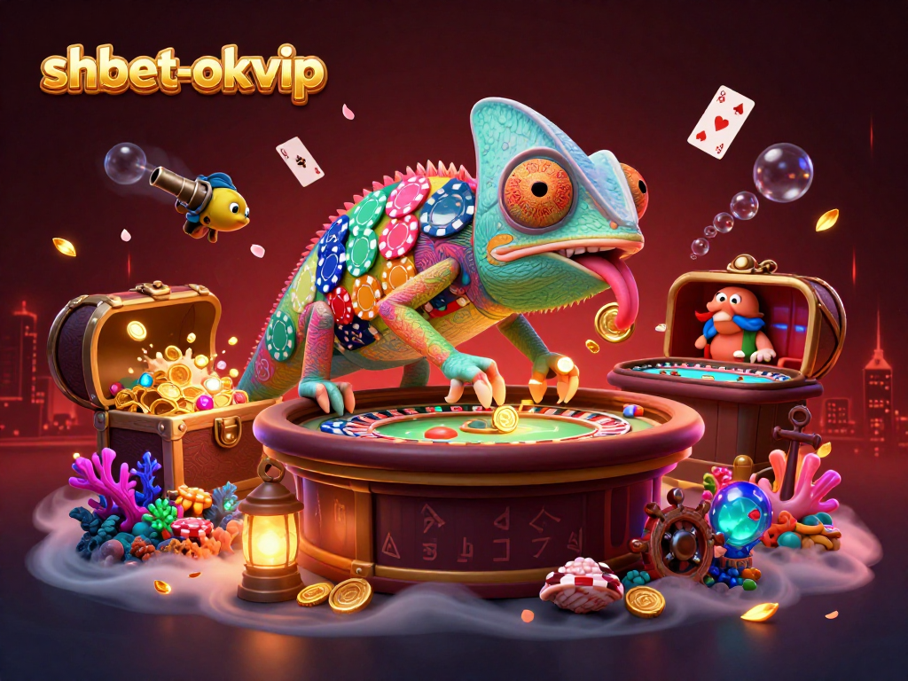 Experience thrilling casino action at shbet-okvip with a vibrant chameleon owner and dynamic gaming elements.