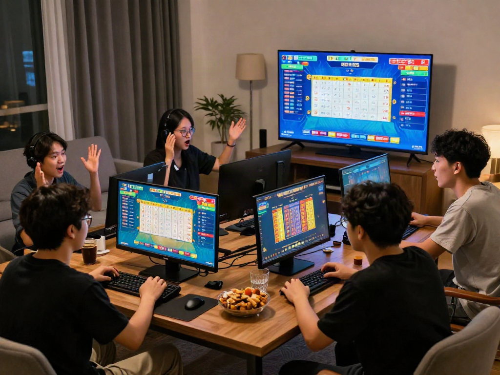 Exciting togel online gaming session with players strategizing and engaging.