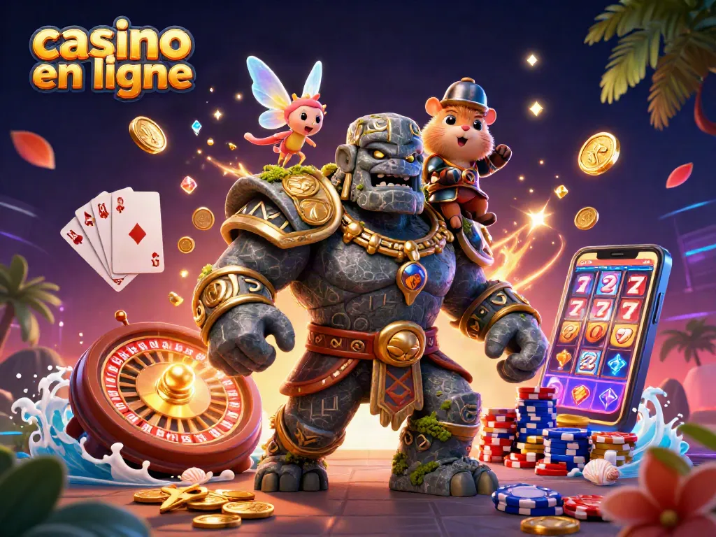 Play dynamic casino en ligne games with our heroic characters immersed in a vibrant 3D world.
