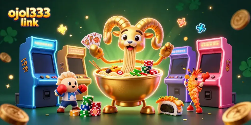 Experience thrilling gameplay in Ojol333 link with interactive casino elements, colorful animations, and energetic characters.