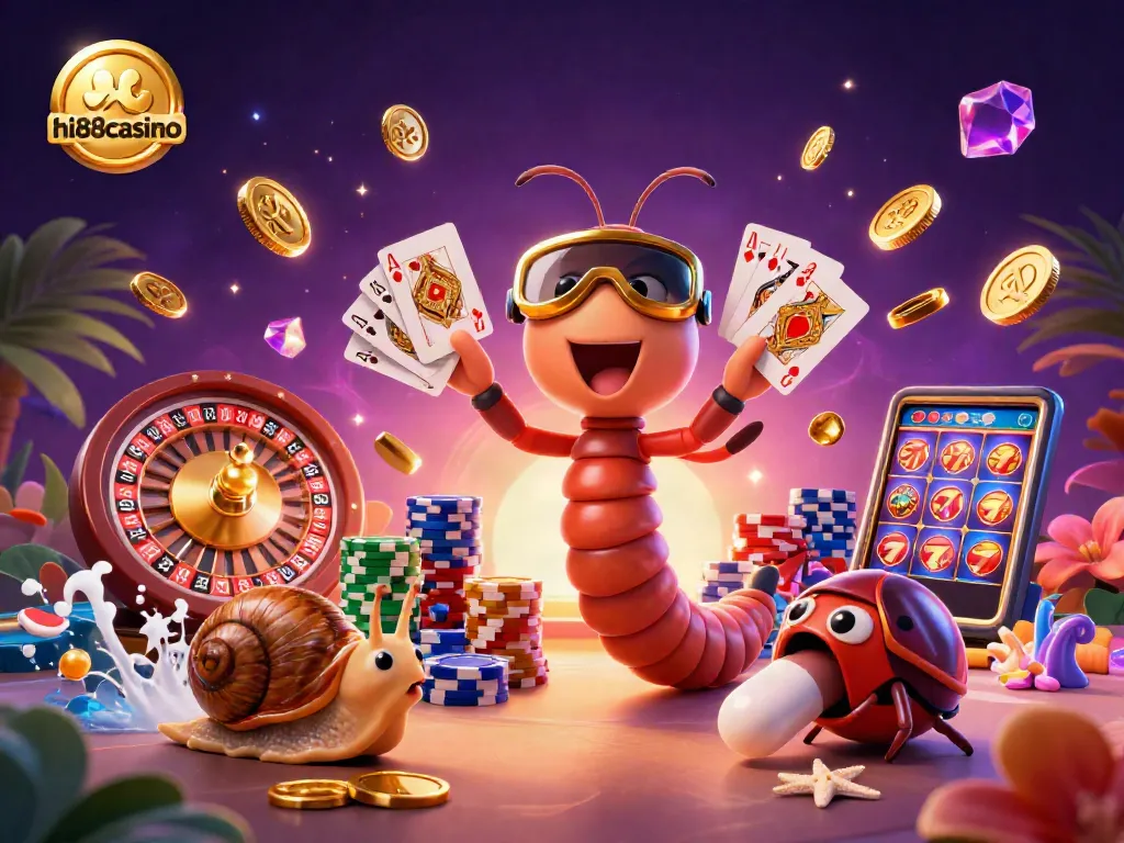Experience the engaging allure of hi88casino with vibrant graphics, exciting games, and a whimsical casino atmosphere.