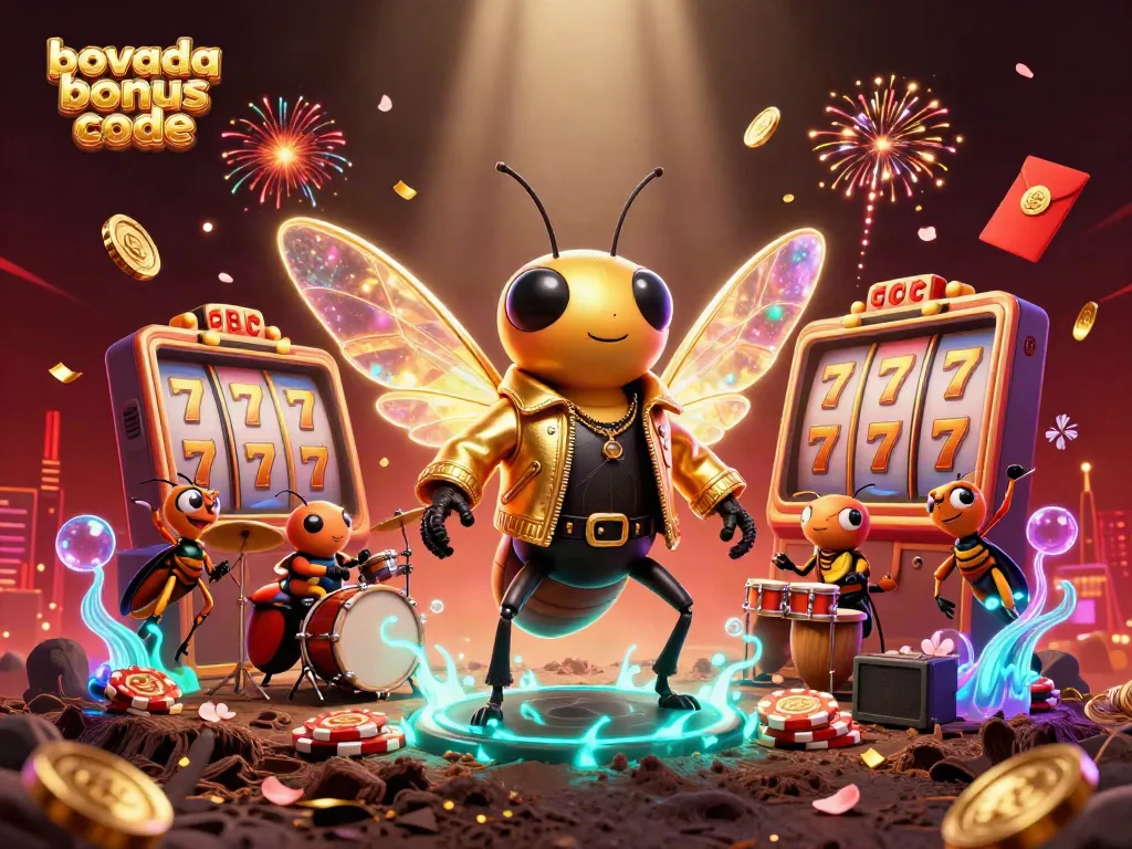 Experience the thrill with the latest bovada bonus code surrounded by vibrant casino characters and elements.