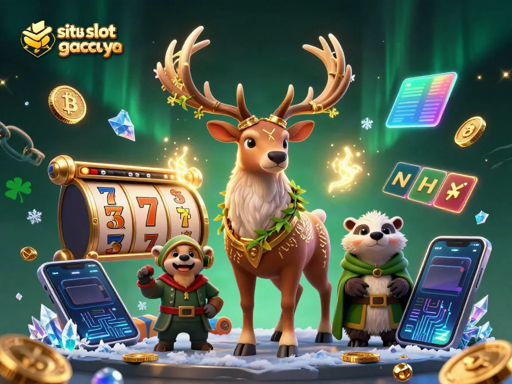 Experience the excitement of situs slot gacor terpercaya with thrilling 3D characters and casino elements.