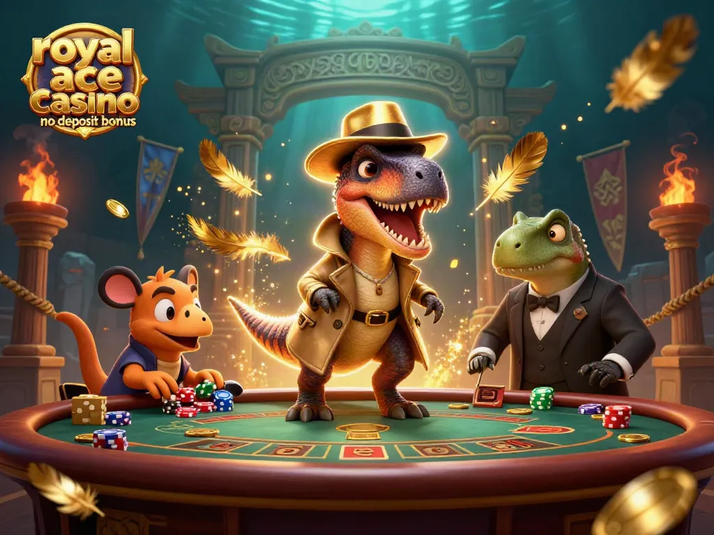 Venture into the world of royal ace casino no deposit bonus with colorful 3D characters and exciting details.