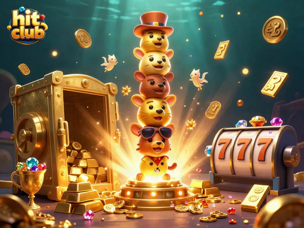 Join the excitement at the hit club with a golden totem and jackpot treasures!