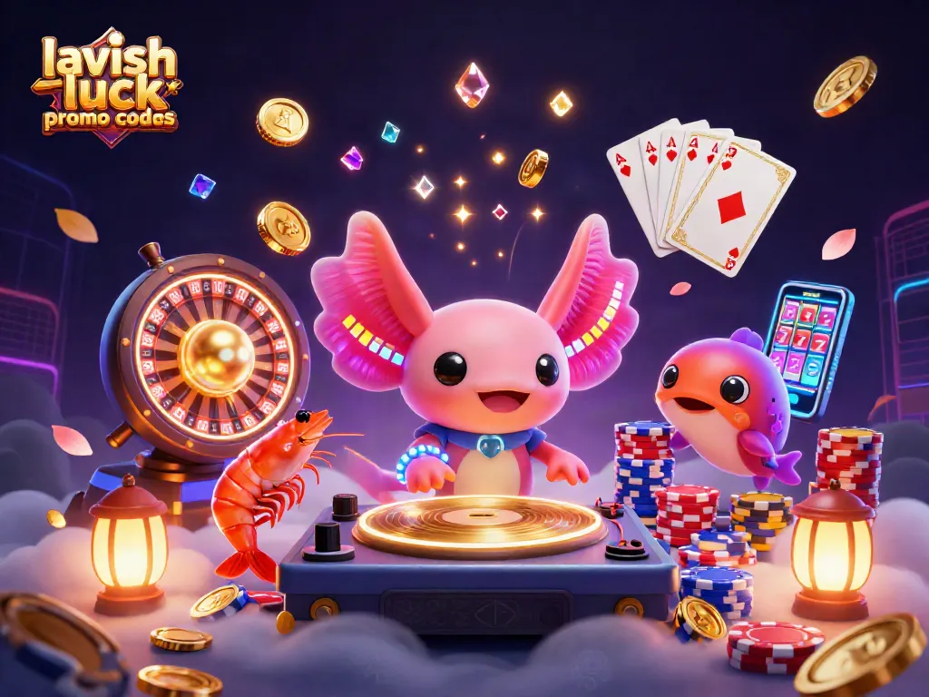 Engage with lavish luck promo codes and enjoy captivating casino excitement featuring gold coins, vibrant characters, and dynamic gameplay.