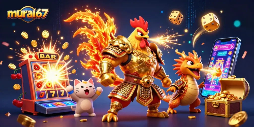 Engage with murai67's vibrant casino action featuring dynamic characters and rich game elements.